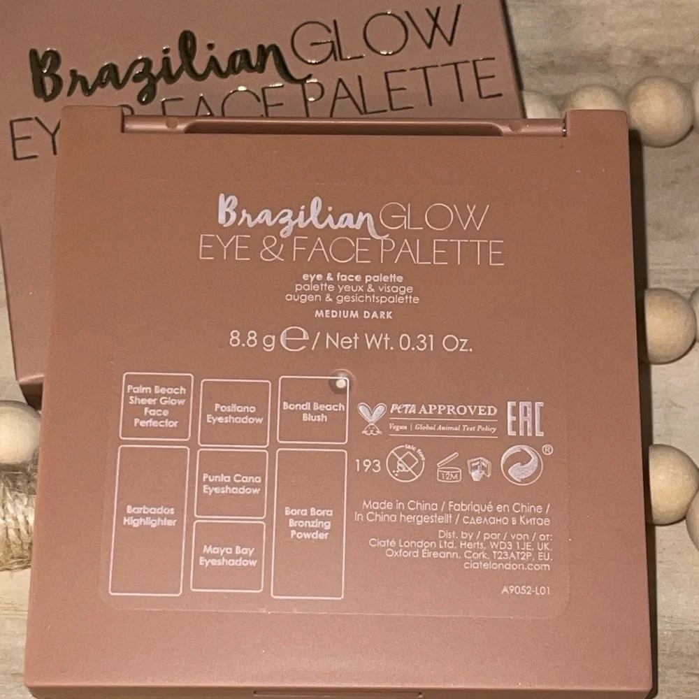CIATE’ LOBDON Brazilian Glow Eye & Face Palette In Medium Dark